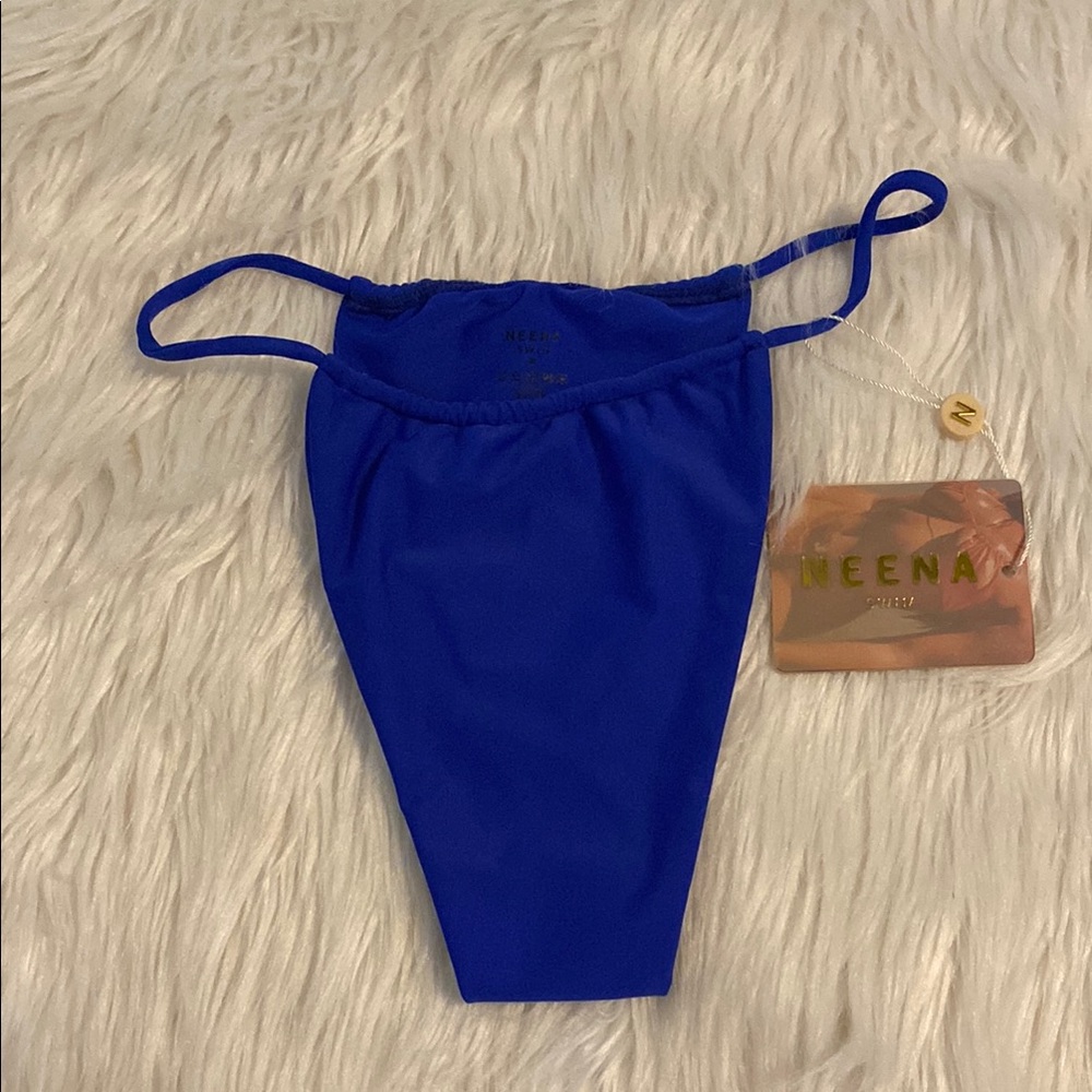 Neena Blue Bikini Bottom